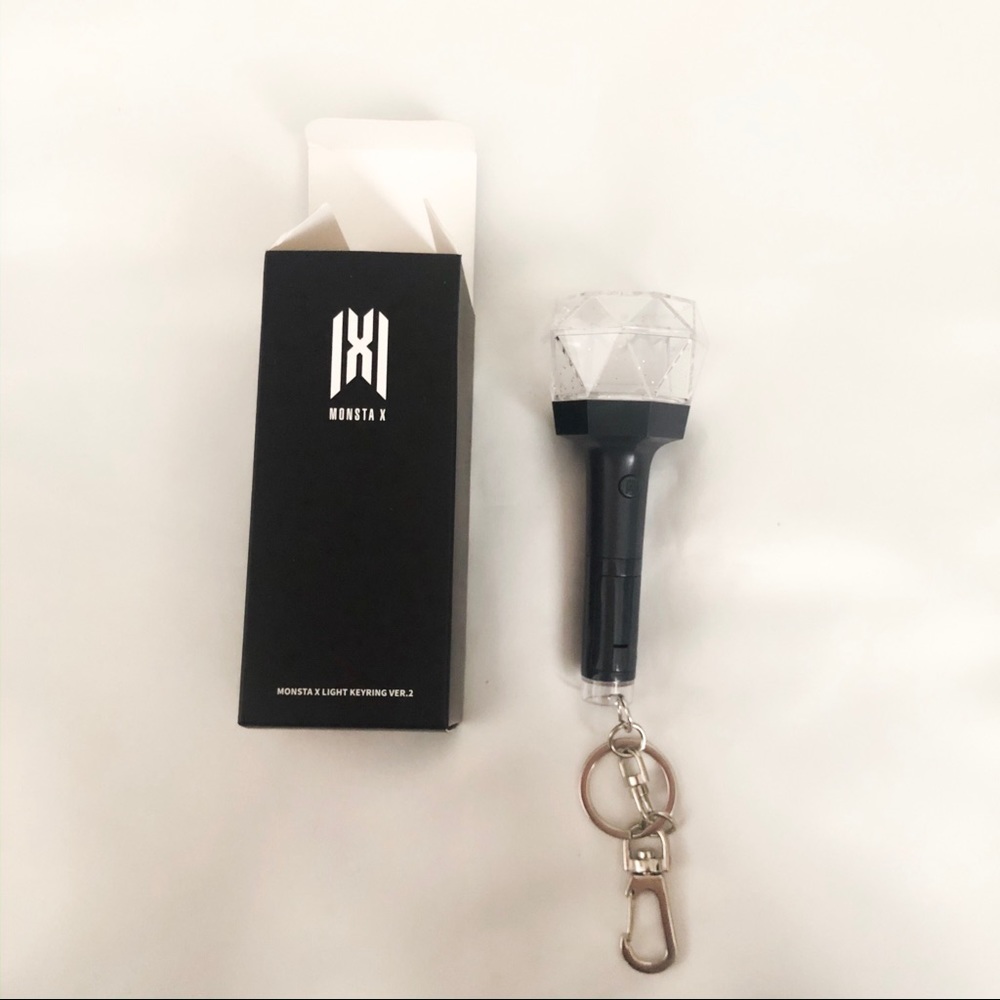 Monsta x mini keyring lightstick